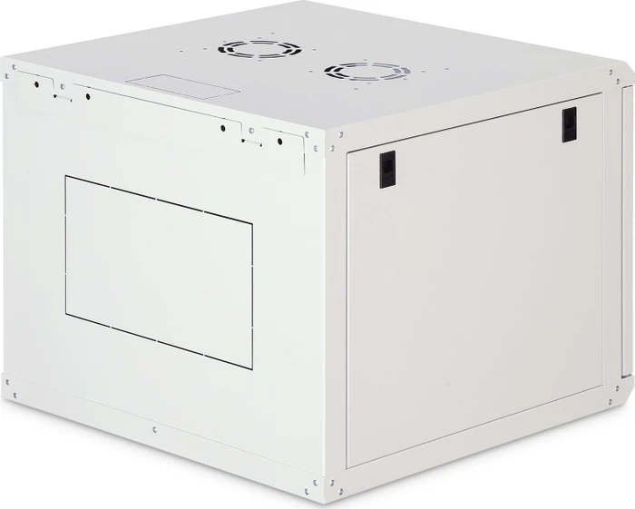 Digitus Dynamic-N Serie 19" Wandgehäuse 9HE, unmontiert, Sicherheitsglastür, IP2X, RAL 7035, 600mm tief