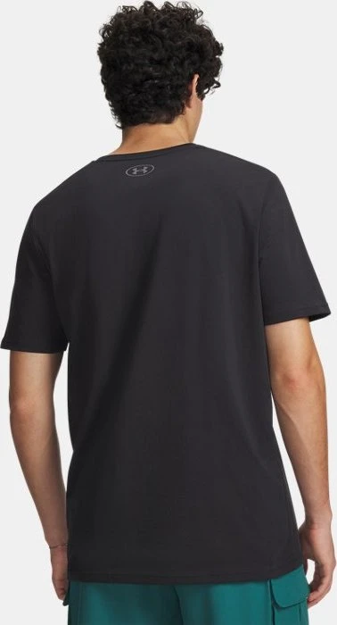 Under Armour Sportstyle Left Chest Funktionsshirt kurzarm schwarz (Herren)