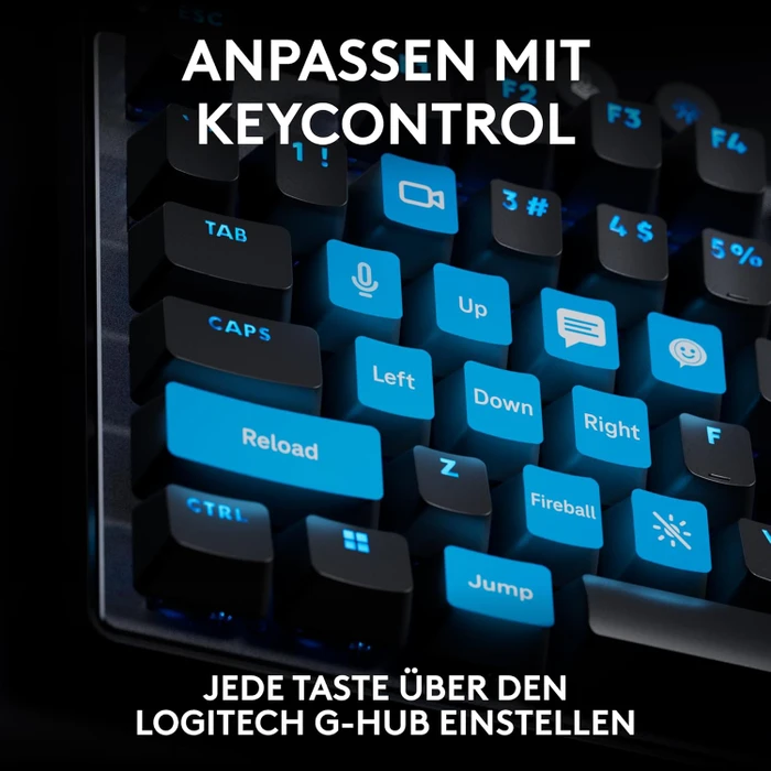Logitech G PRO X TKL Rapid, schwarz, Magnetic Analog, USB, DE