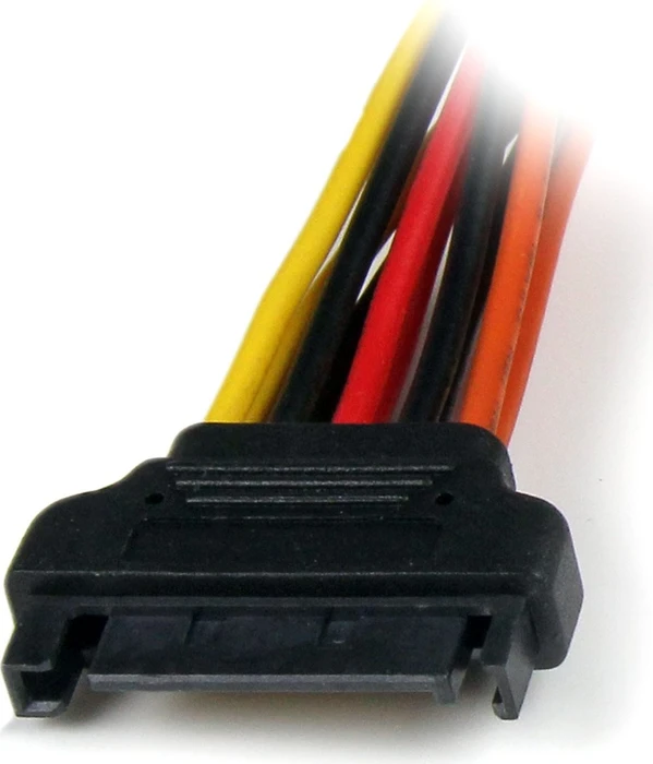 StarTech Y-Stromkabel SATA 15-Pin Stecker auf 2x SATA 15-Pin Buchse, 0.15m