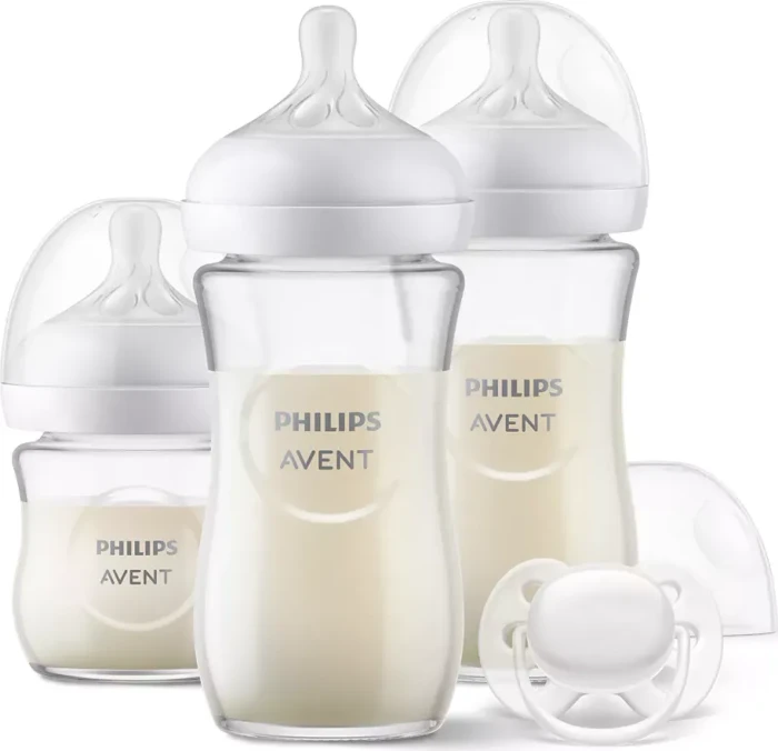 Philips Avent SCD878/11 Natural Response Glas Neugeborenen Starter-Set, 4-tlg.