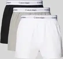 Calvin Klein Slim 3er Pack Boxershorts grey heather/white/black (Herren)