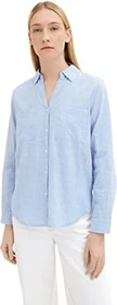 Tom Tailor Brusttaschen Hemd langarm dreamy blue (Damen)