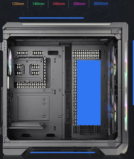 Thermaltake View 51 TG ARGB, Glasfenster