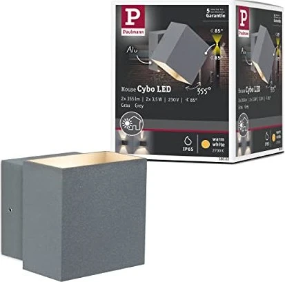 Paulmann LED Cybo eckig 2x3.5W Wandleuchte