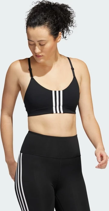 adidas Aeroimpact Training Light-Support Sport-BH black/white (Damen)