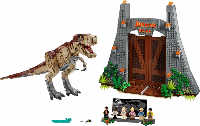 LEGO Jurassic World - Jurassic Park: T. Rex' Verwüstung