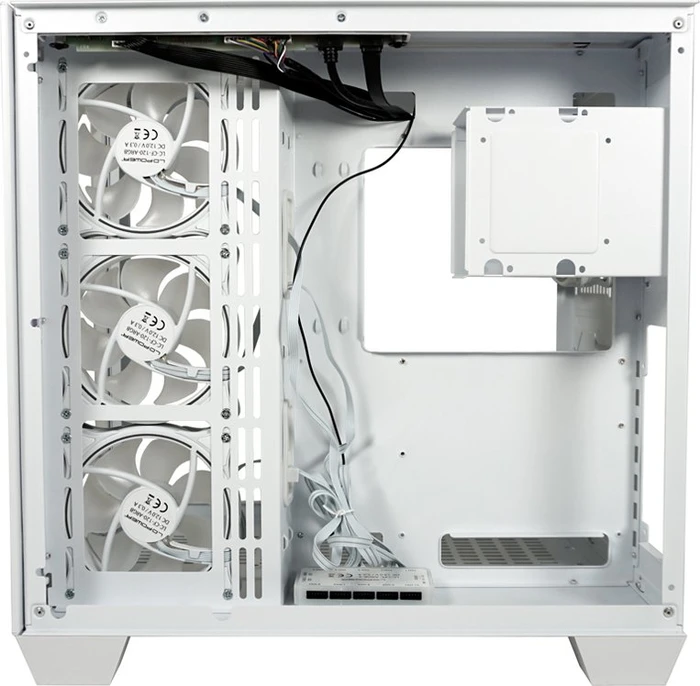 LC-Power Gaming 807W Stormwatch_X, weiß, Glasfenster
