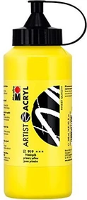 Marabu Artist Acryl Acrylfarbe, primärgelb, 500ml
