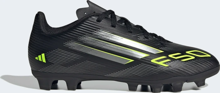 adidas F50 Club core black/iron metallic/lucid lemon (Junior)