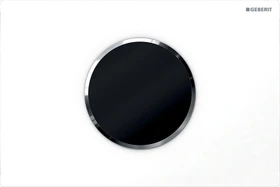 Geberit Sigma10 berührungslos Batteriebetrieb Betätigungsplatte weiß/glanzverchromt