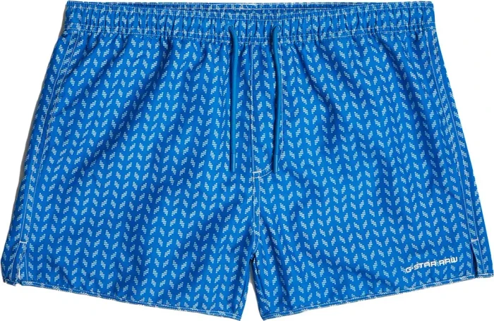 G-Star Carnic 2.0 Allover Badeshorts pop blue chevron (Herren)