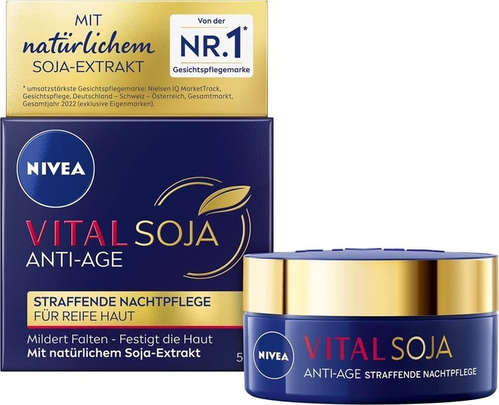 Nivea Vital Soja Anti-Age Straffende Nachtpflege, 50ml