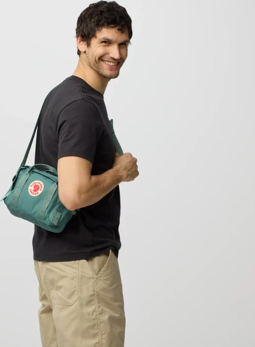 Fjällräven Kanken Crossbody Umhängetasche frost green