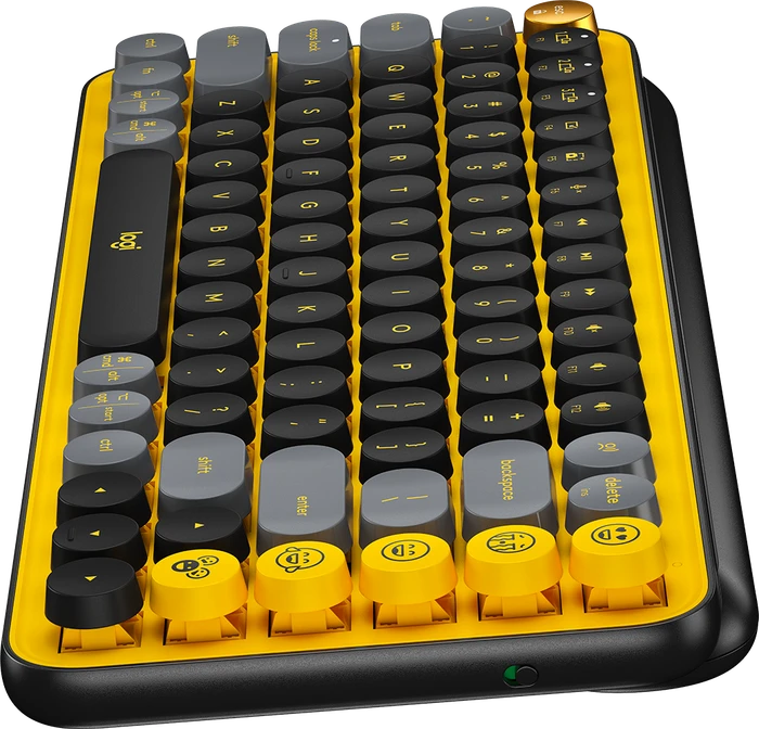 Logitech POP Keys Wireless Mechanical Keyboard, Logi Bolt, Blast, TTC BROWN, USB/Bluetooth, IT