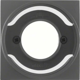 Berker S.1/B.3/B.7 Zentralstück für Lichtsignal E14, anthrazit matt