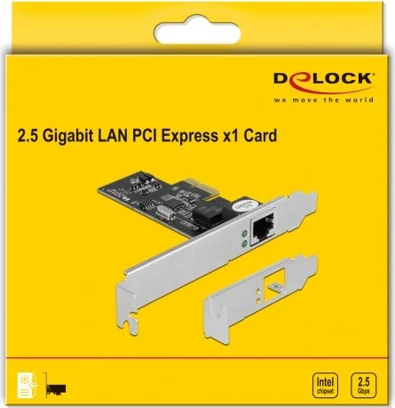 DeLOCK 2.5G LAN-Adapter, RJ-45, PCIe 2.1 x1