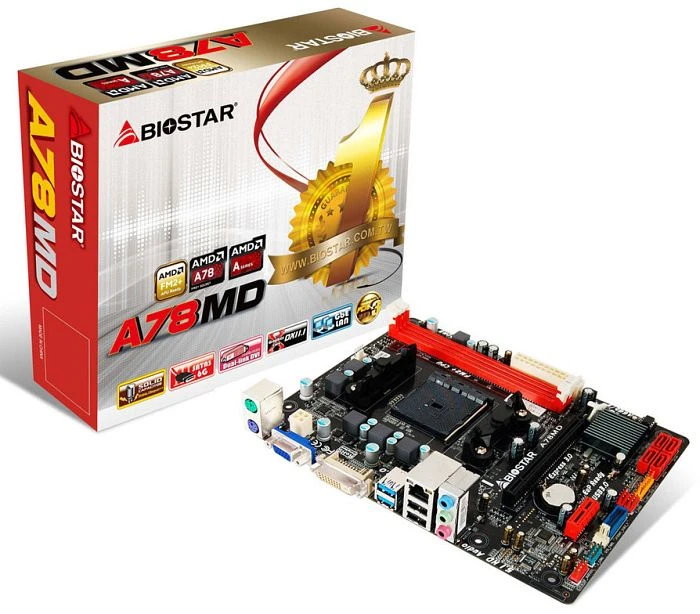 Biostar A78MD (AMD FM2+)