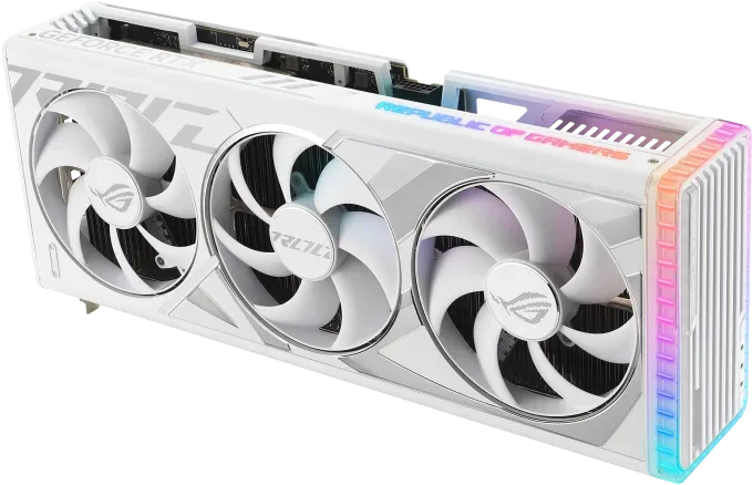 ASUS ROG Strix GeForce RTX 4080 SUPER White, ROG-STRIX-RTX4080S-16G-WHITE, 16GB GDDR6X, 2x HDMI, 3x DP