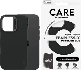 PanzerGlass Care Fashionable Case MagSafe für Apple iPhone 16 Pro schwarz