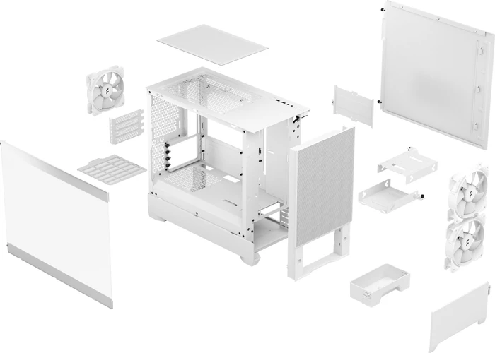 Fractal Design Pop Mini Air RGB White TG Clear Tint, Glasfenster