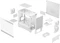 Fractal Design Pop Mini Air RGB White TG Clear Tint, Glasfenster Vorschaubild