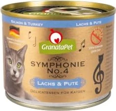 GranataPet Symphonie No.4, mit Lachs & Pute, 1.20kg (6x 200g)