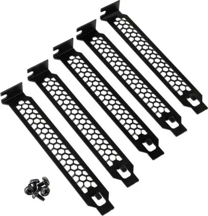 Kolink PCI Slotblende, schwarz, 5er-Pack
