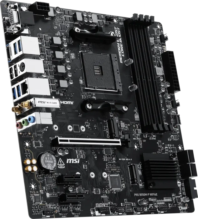 MSI PRO B550M-P WIFI6E (AMD AM4)