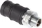 Alphacool ES Schnellverschluss BLH1A PushIn Female IG mit Schottverschraubung, 1x G1/4" IG, schwarz Vorschaubild