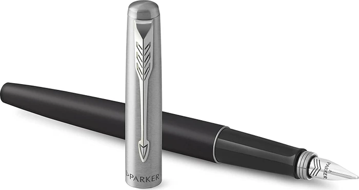 Parker Jotter bond street black, rechte Hand, mittel, Blister
