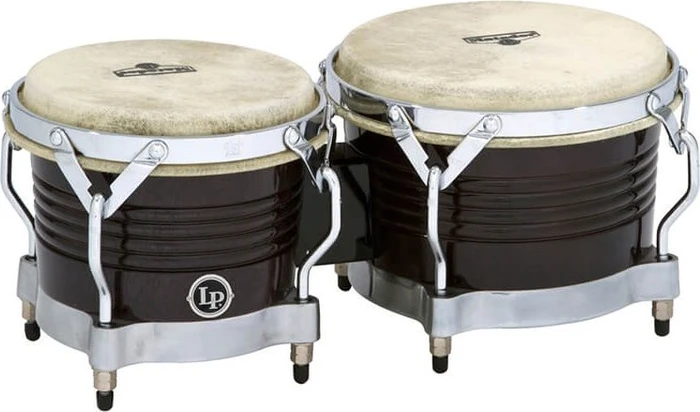 LP Matador Wood Bongos Black/Chrome
