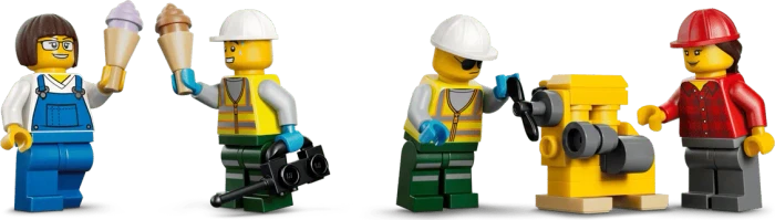 LEGO City - Hafengüterzug mit Kran und LKW
