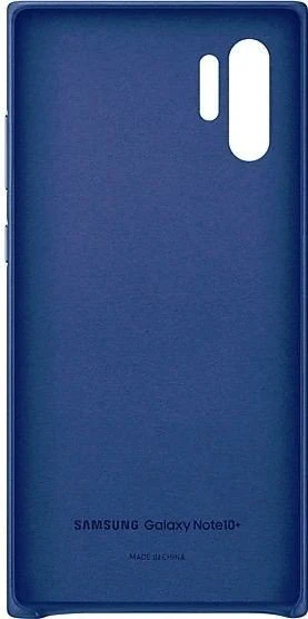 Samsung Leather Cover für Galaxy Note 10+ blau