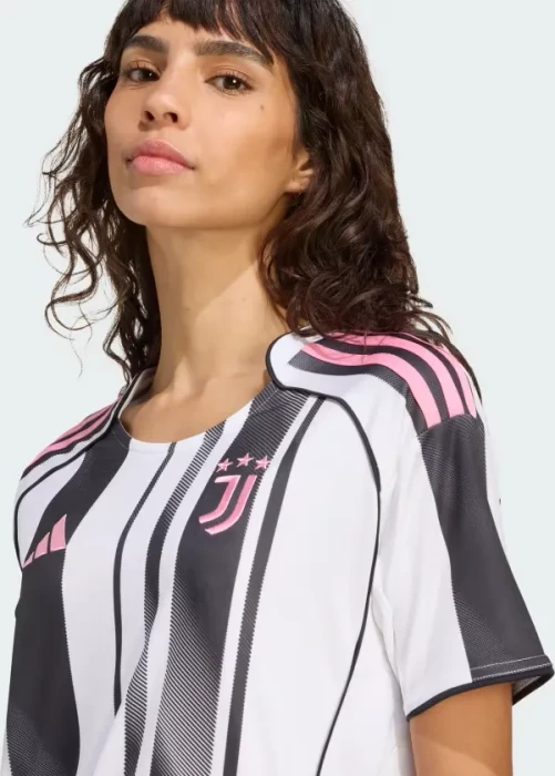 adidas Juventus Turin 2025/2026 Heimtrikot schwarz/weiß (Damen)