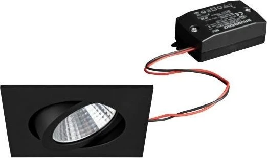 Brumberg SEVEN-S LED Einbauleuchte 2700K eckig schwarz matt