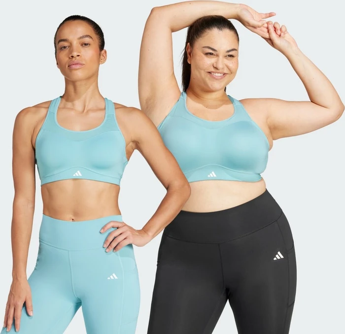 adidas TLRD Impact Training High Support Sport-BH mint ton (Damen)