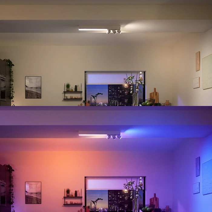 Philips Hue White and Color Ambiance Centris 3 Spot 4-flammig weiß