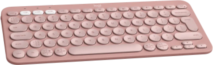 Logitech K380s Pebble Keys 2, rosa, Logi Bolt, USB/Bluetooth, EN
