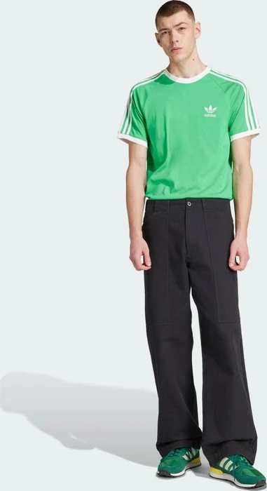 adidas Adicolor Classics 3-Streifen T-Shirt kurzarm energy green/white (Herren)
