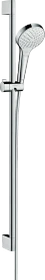 Hansgrohe Croma Select S Brauseset 110 Vario mit Brausestange 90cm weiß/chrom