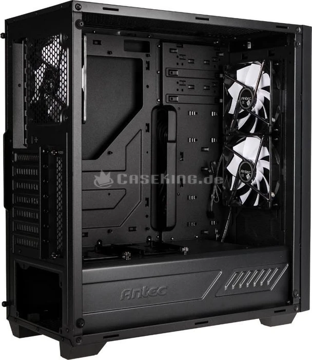 Antec P8, schwarz, Glasfenster