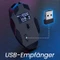 RisoPhy Wireless Gaming Mouse, schwarz, USB/Bluetooth Vorschaubild