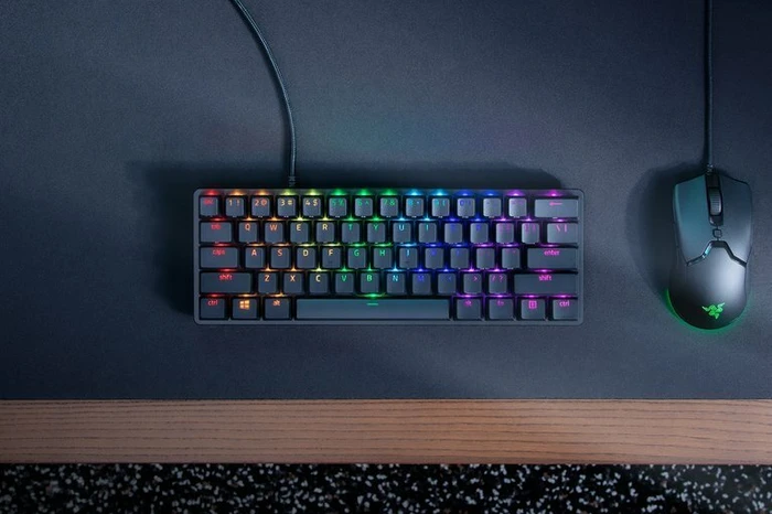 Razer Huntsman Mini, Black, Razer Linear Optical RED, USB, FR