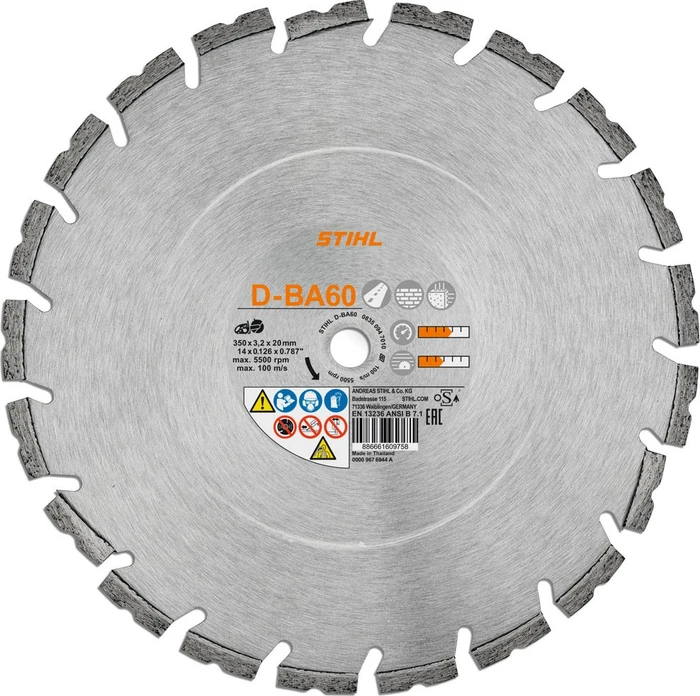 Stihl BA 60 Diamanttrennscheibe, 350mm, 1 Stück