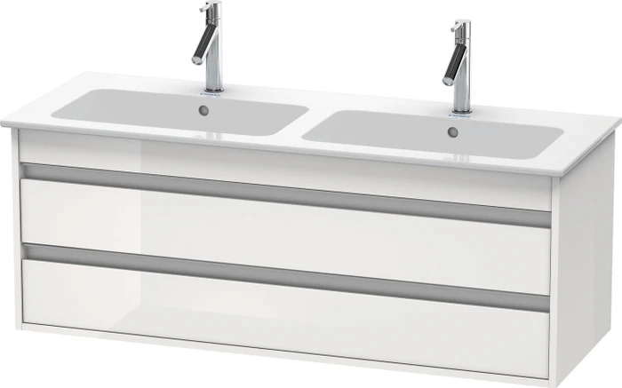 Duravit Ketho Waschtisch-Unterschrank 127x47,5x48cm wandhängend basalt matt