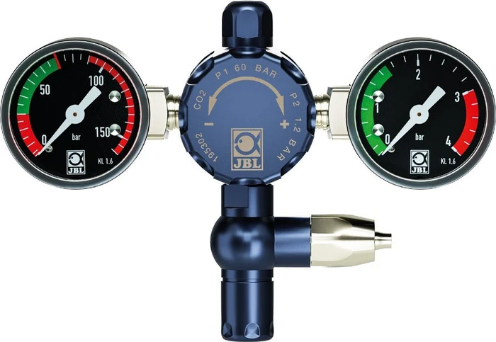 JBL PRO FLORA CO2 Regulator Advanced, Präzisions-Druckminderer für Einweg und Mehrweg CO2 Druckflaschen