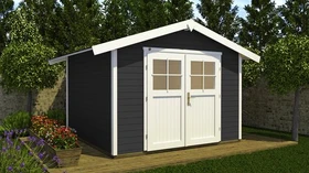 Weka 122 300x235cm Gerätehaus anthrazit