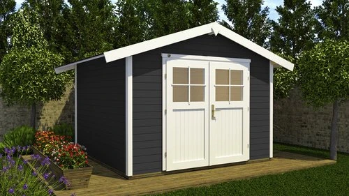 Weka 122 300x235cm Gerätehaus anthrazit