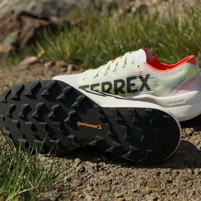 adidas Terrex Agravic Speed 2 cloud white/core black/semi impact orange (Damen)